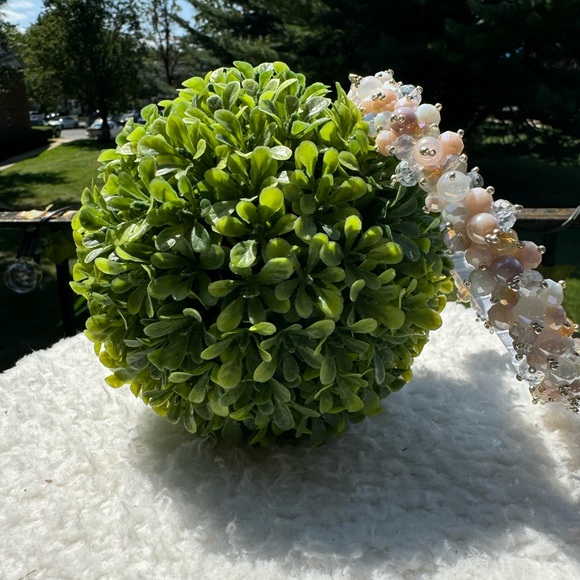 Elegant Pearl Beaded Headband main image 8